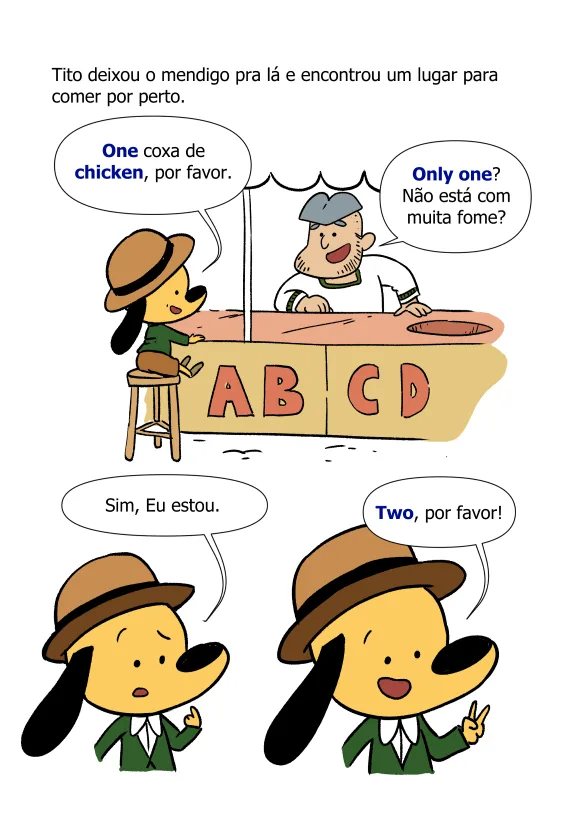 Histórias bilíngues | Inglês para crianças com Tito vol. 1 - Imagem 5