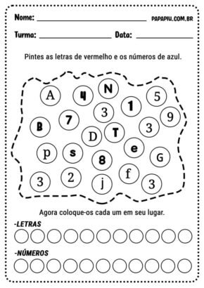 Atividades matemáticas 1° ano para aprender os números - Papapiu
