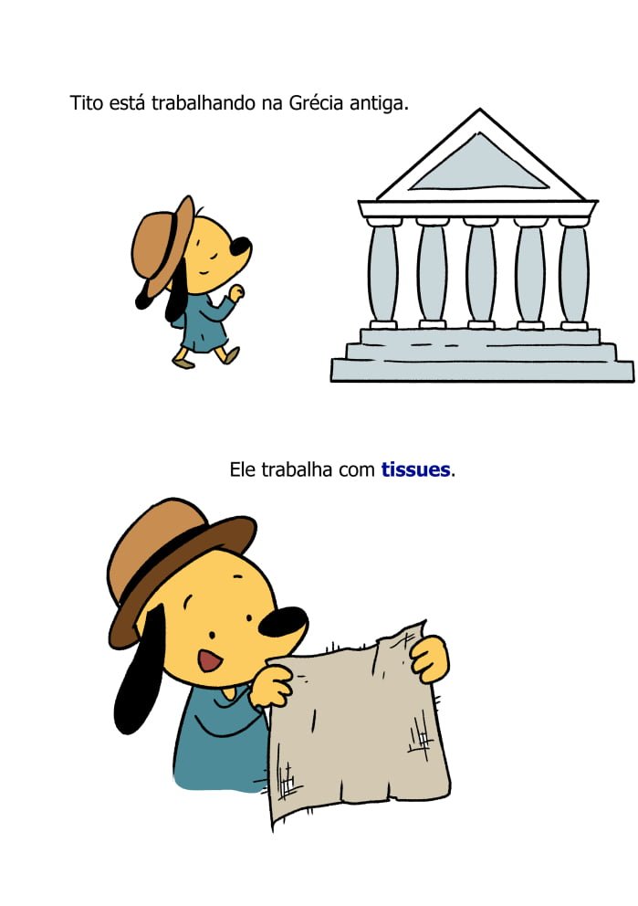 Livro infantil sobre formas e cores em inglês