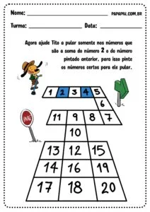 Atividades de matemática para educação infantil com soma