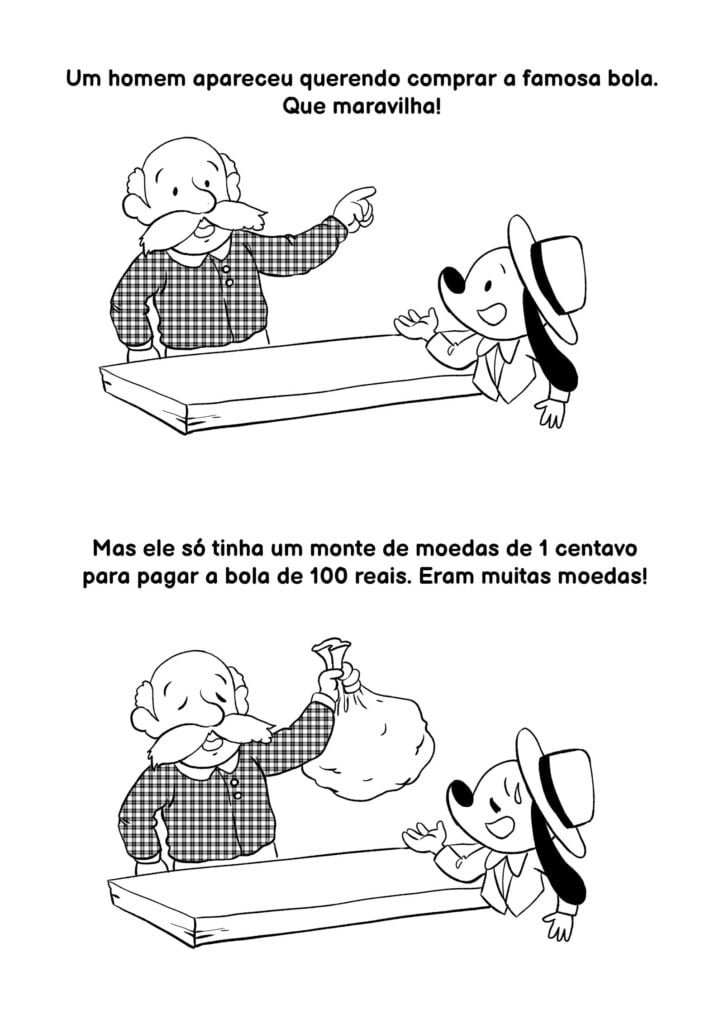 livro infanitil sobre Sistema monetário 2º ano