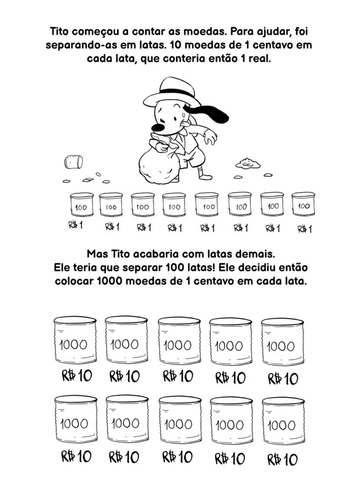 Exercícios, questões de matemática sobre o sistema monetário