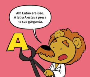 Capa da historia de alfabetização sobre vogais do neco