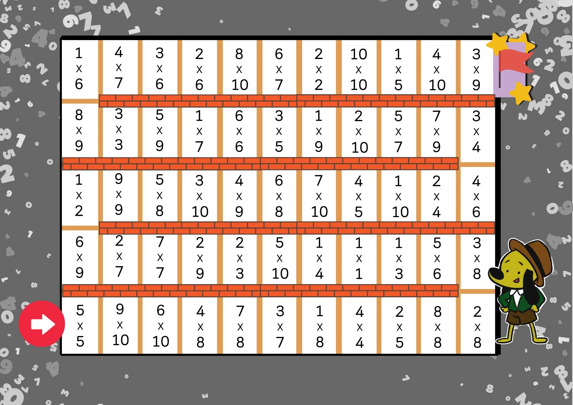 Atividades de multiplicação para 3° ano